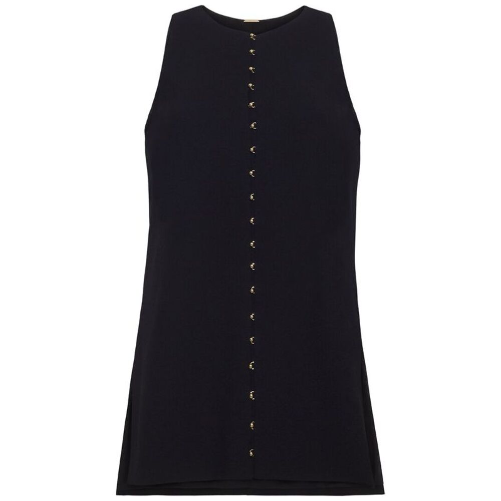 Adam Lippes Womens Nazra Wool Tunic, Black